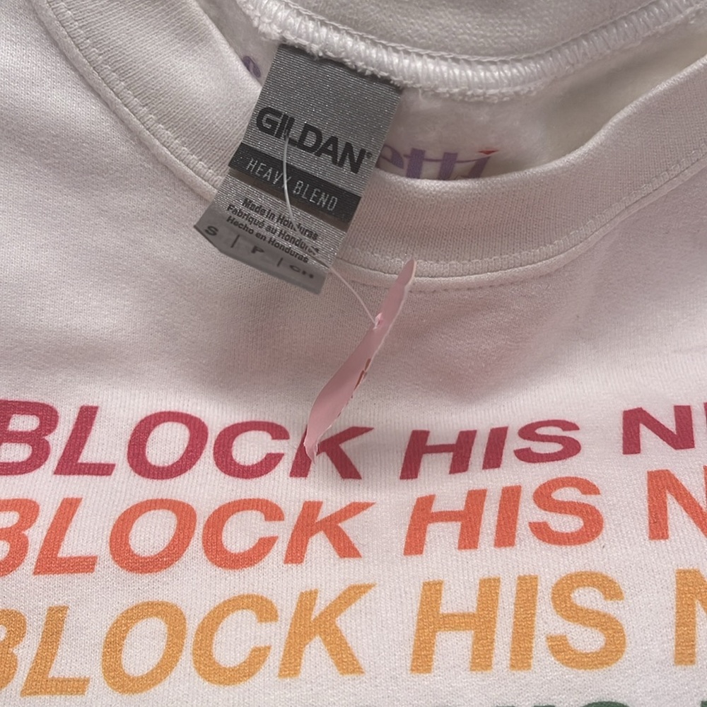 BLOCK HIS NUMBER SWEATSHIRT - Picture 4 of 7